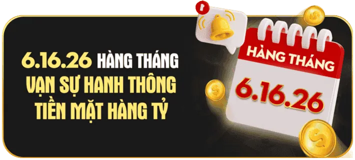 Hình ảnh khuyến mãi thưởng nạp lại hàng tháng và các ưu đãi đặc biệt khác của 3win