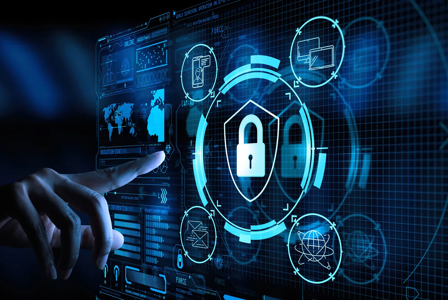 Hình ảnh minh họa chính sách bảo mật và tuân thủ GDPR của 3win, với các biểu tượng an ninh mạng và dữ liệu cá nhân được bảo vệ, trong bối cảnh cá cược trực tuyến.