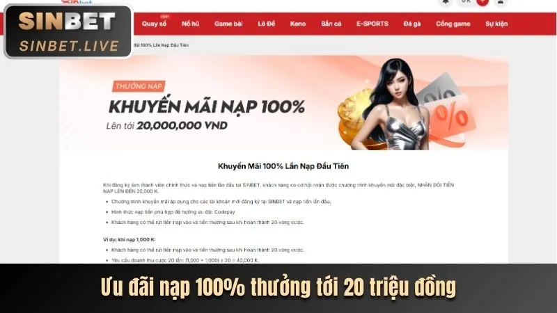 Khuyến mãi chào mừng 3win VIP